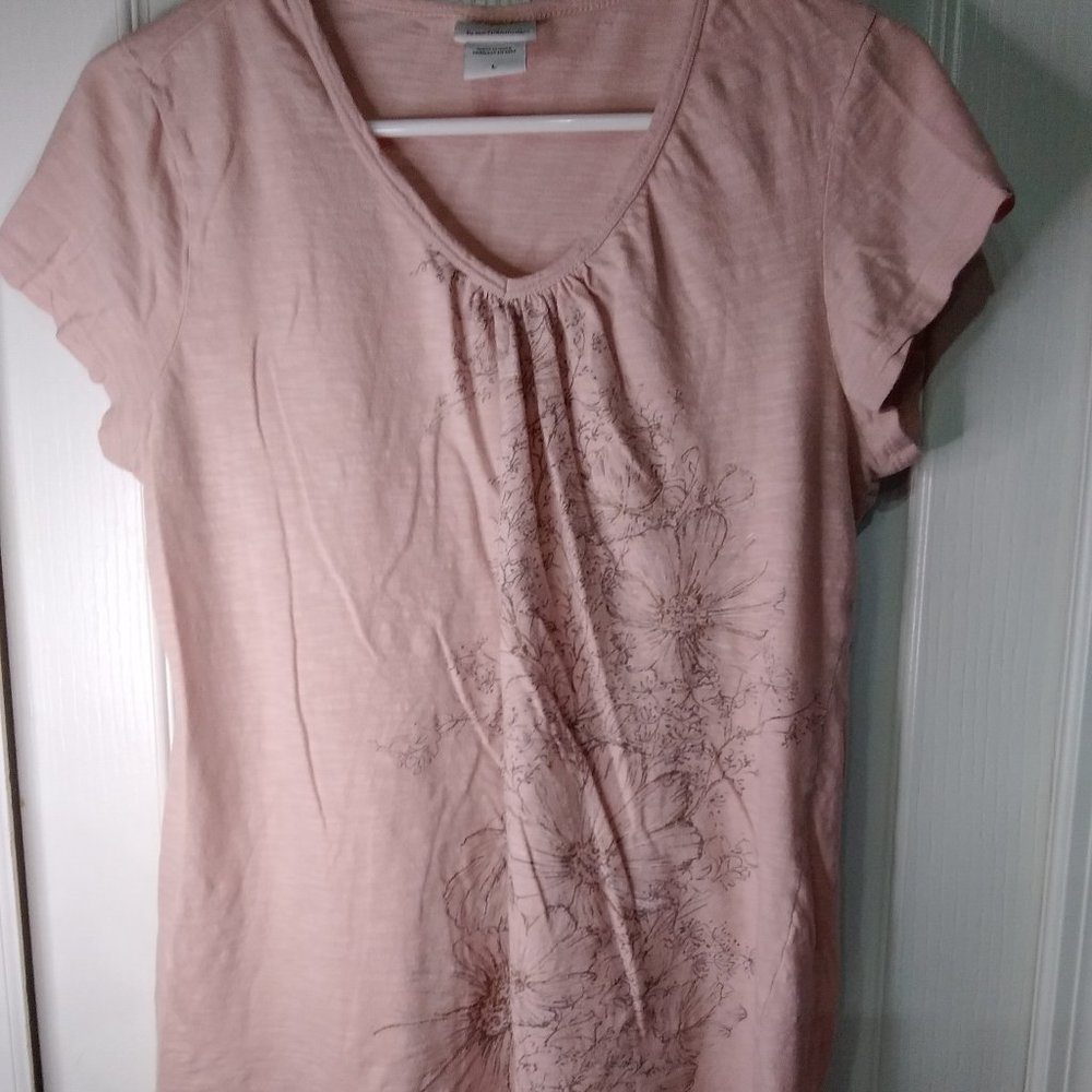 Oh Baby by Motherhood Short Sleeve Tee in Large